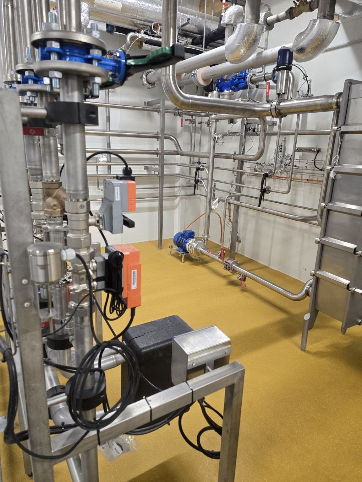 Mortier polyuréthane ciment — Zones techniques — réalisation