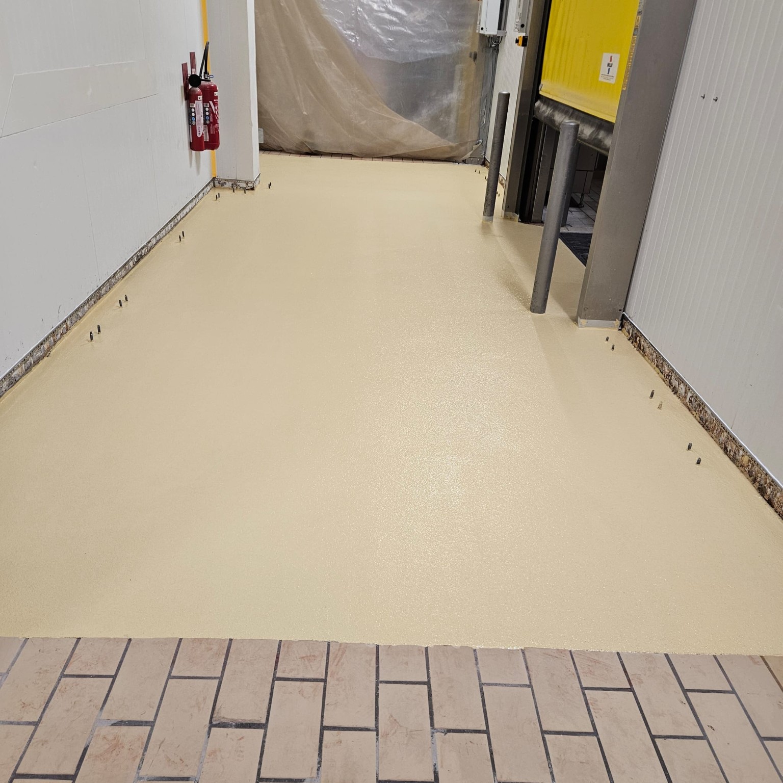 Système polyuréthane ciment — Sites agroalimentaires — Réalisation